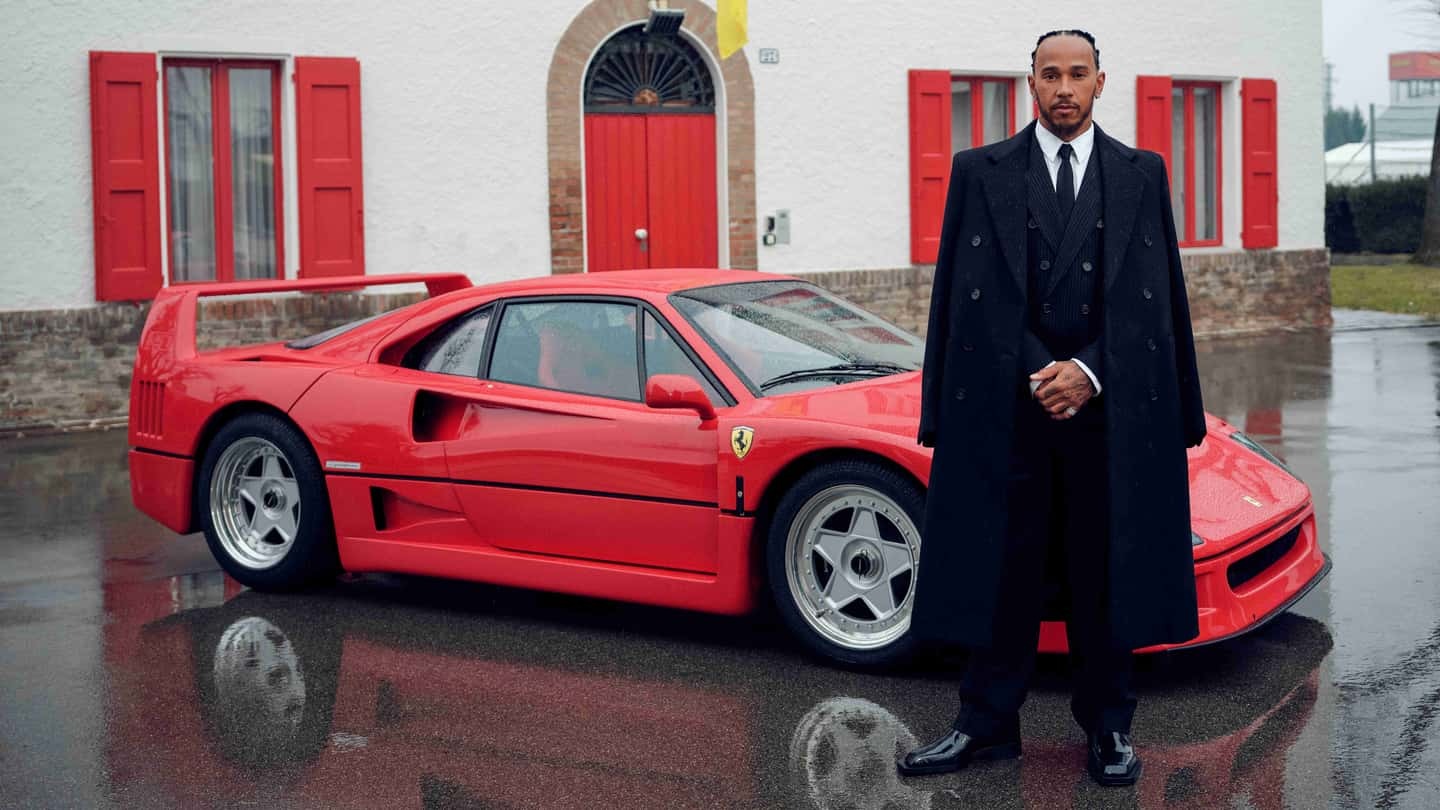 lewis hamilton s first day at ferrari