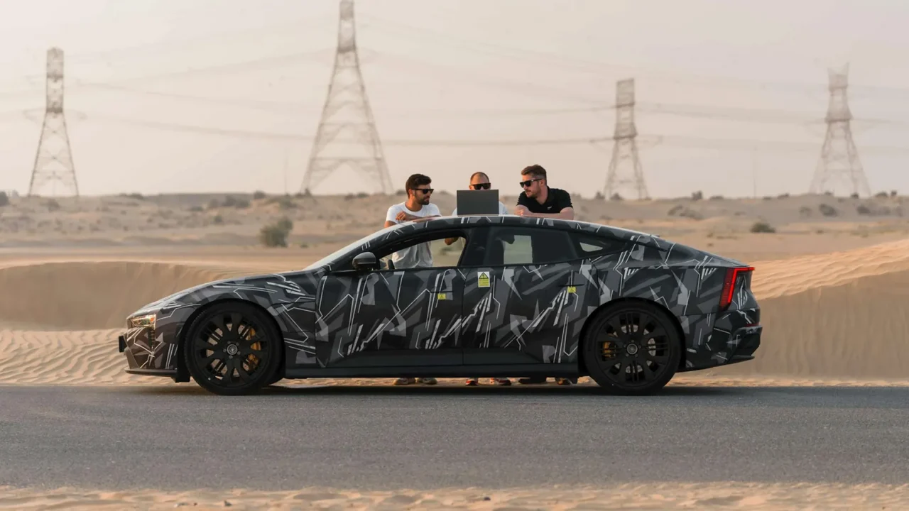 2026 polestar 5 hot weather testing in dubai 100956136 h