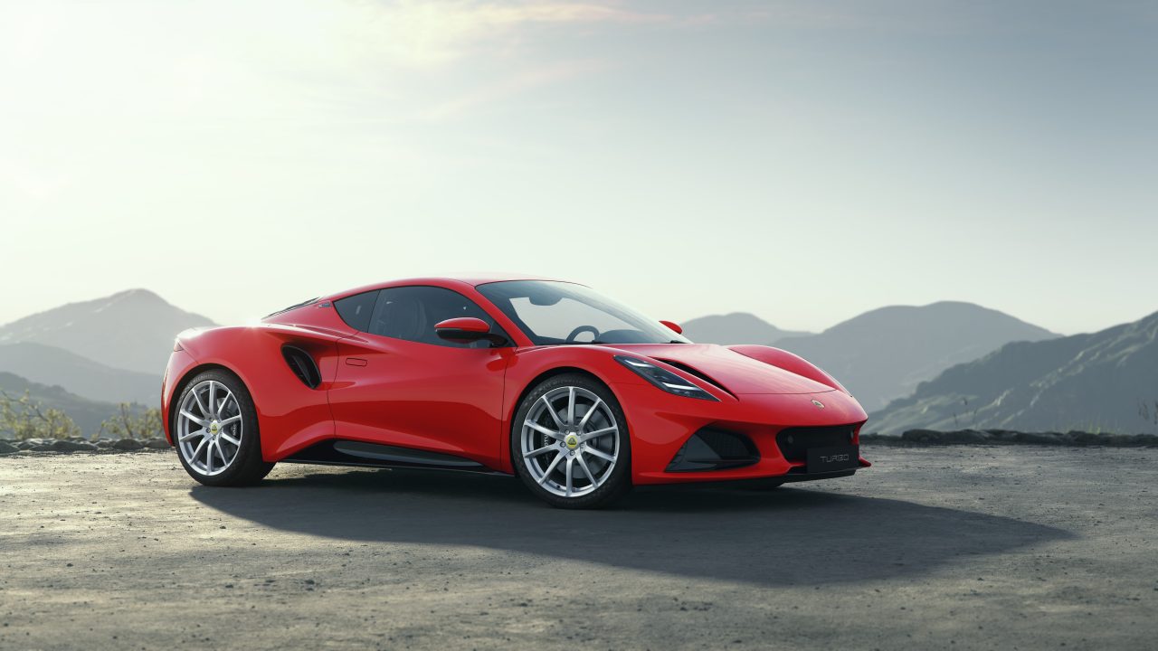 lotus emira vivid red lineup 2025